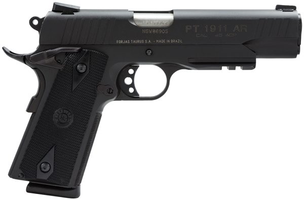 TAU 1-191101-B1      1911 45 RAIL 5   2X8R     BLK