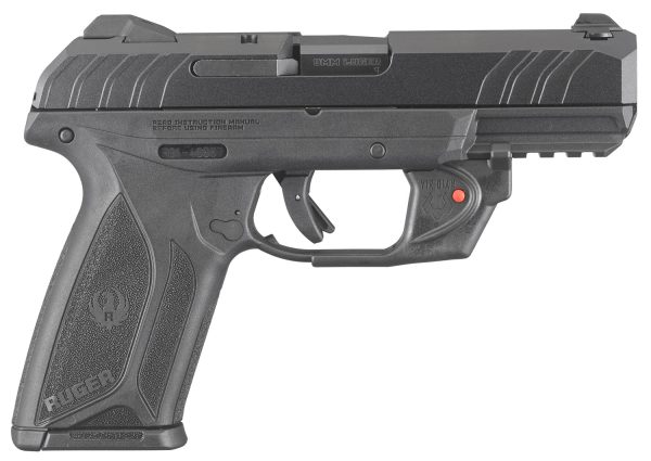 RUG 3816  SECRTY9   9MM  4   VIR RED LSR  15R  BLK