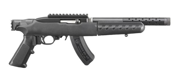 RUG 4935 CHARGR 22LR 10IN TD RL BLKPOLY 15R