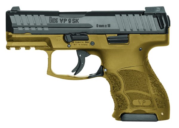 HK 81000096 VP9SK 3.39 SC 9MM NS(3)10R FDE