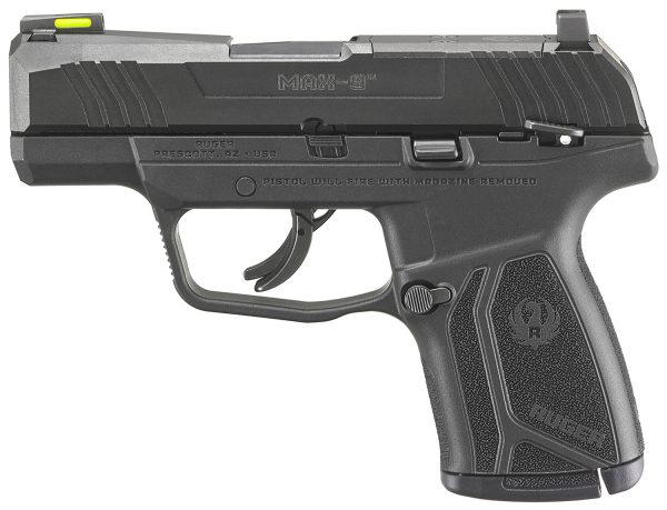 RUG 3501  MAX-9 SC  9MM  3.2 OPTRDY   10R      BLK