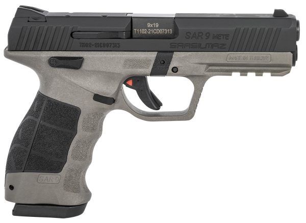 SAR USA SAR9METEPLBL SAR9 METE PLATINUM 9MM 18RD