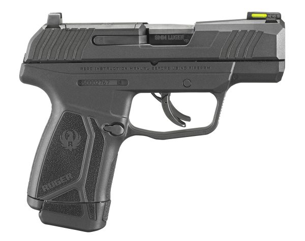 RUG 3502  MAX-9 MAS 9MM  3.2 OPTRDY   10R      BLK