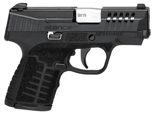 SAV 67003 STANCE MC9 BLK NS   9MM 3.2 7/8