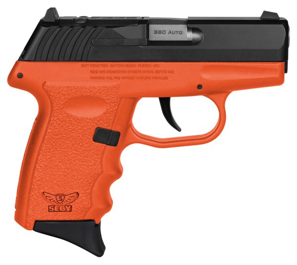 SCCY CPX-3CBORRDRG3 380 2.96 10R NS BLK/ORG