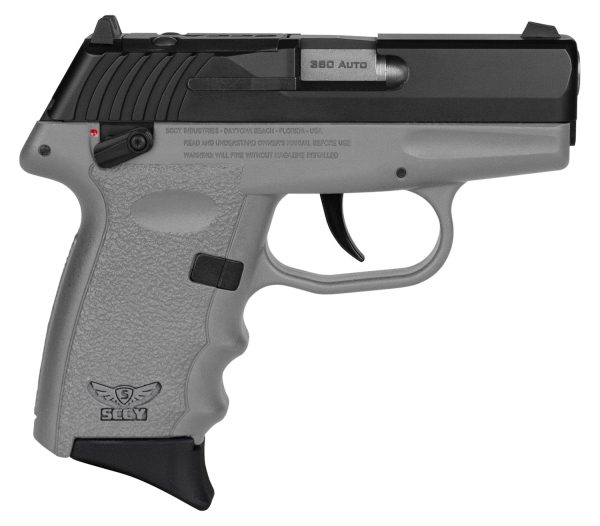 SCCY CPX-4CBSGRDRG3       380 2.96 10R SF BLK/SGRY