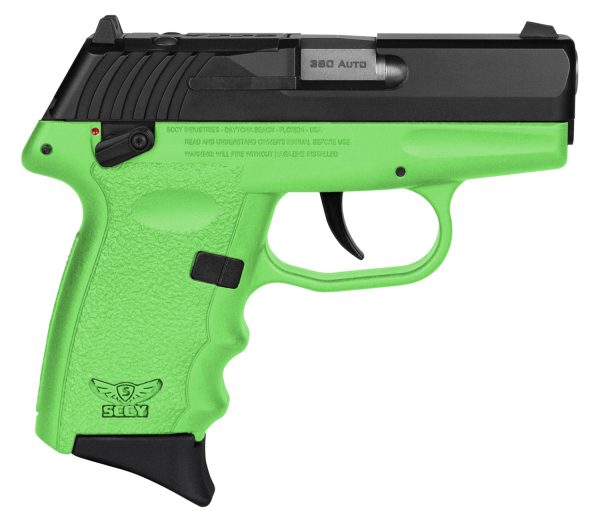 SCCY CPX-4CBLGRDRG3       380 2.96 10R SF BLK/LIME