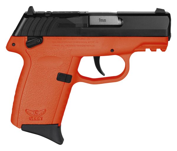 SCCY CPX-1CBORRDRG3       9MM 3.1  10R SF  BLK/ORG