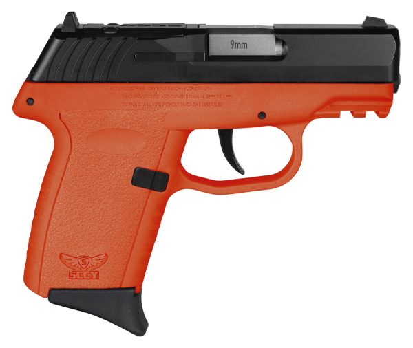SCCY CPX-2CBORRDRG3 9MM 3.1 10R NS BLK/ORG