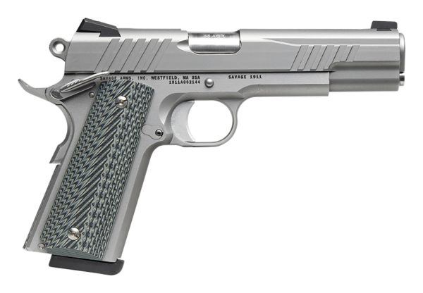 SAV 67202 1911 GOVT 45 5IN SS/SS   BLK MELONITE