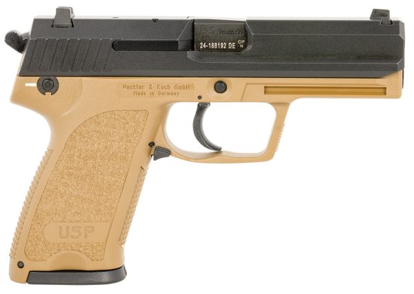 HK 81000353 USP9 V1       9MM   (2)15R FDE