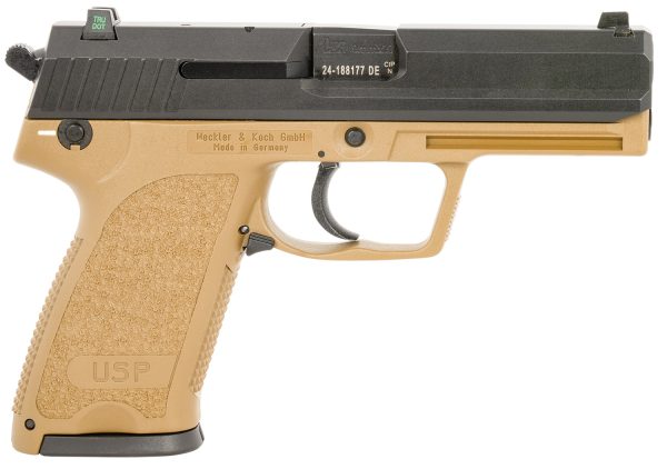 HK 81000356 USP9 V1       9MM   (3)10R FDE  NS
