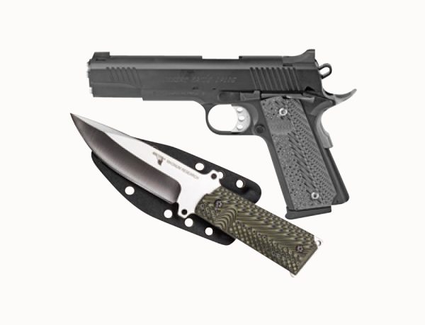 MAG DE1911G10K 1911 10MM FS W/KNF 5 8R BLK