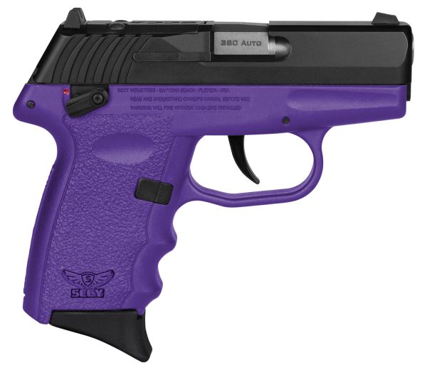 SCCY CPX-4CBPURDRG3       380 2.96 10R SF BLK/PRPL