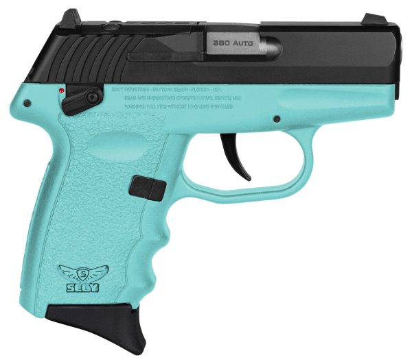 SCCY CPX-4CBSBRDRG3       380 2.96 10R SF BLK/SBLU