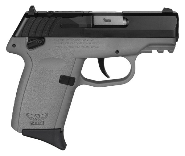 SCCY CPX-1CBSGRDRG3       9MM 3.1  10R SF BLK/SGRY