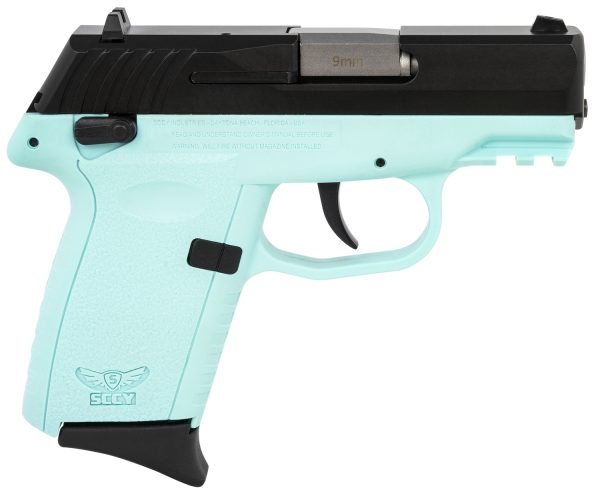 SCCY CPX-1CBSBG3 9MM 3.1 10R BLK/SBLU