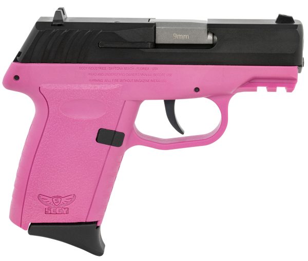 SCCY CPX-2CBPKG3 9MM 3.1 10R NS BLK/PNK