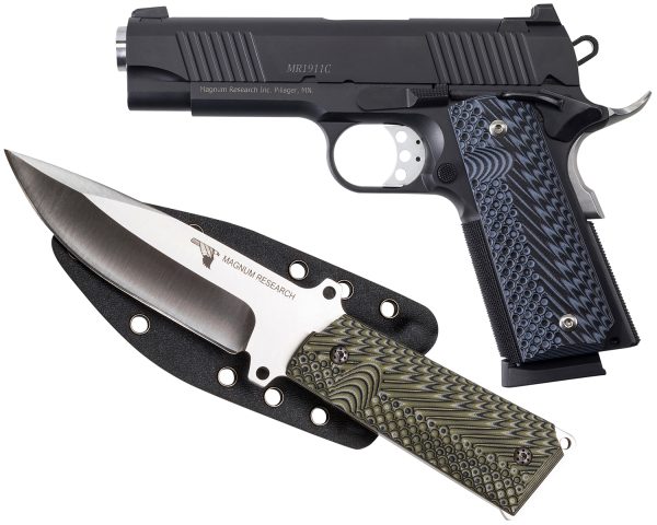 MAG DE1911C9K    1911 9MM C 4.33 W/KNF         BLK