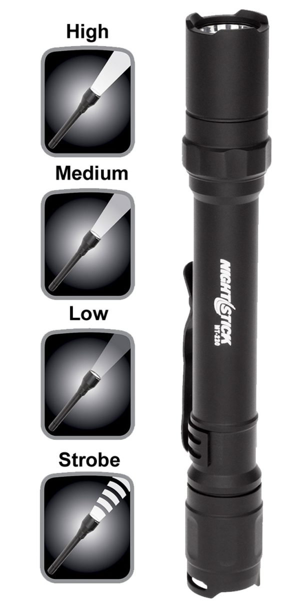 NSTICK MT220        MINITAC PRO LIGHT 2AA      BLK