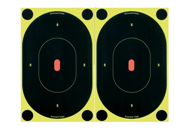BIR 34710          SHOOT-N-C 7″OVAL SILHTTE    6PK