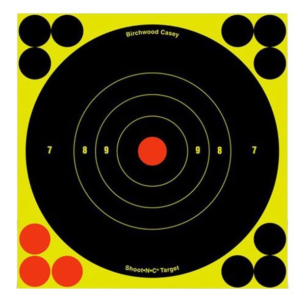 BIR 34550          SHOOT-N-C 6″  BULLSEYE     60PK