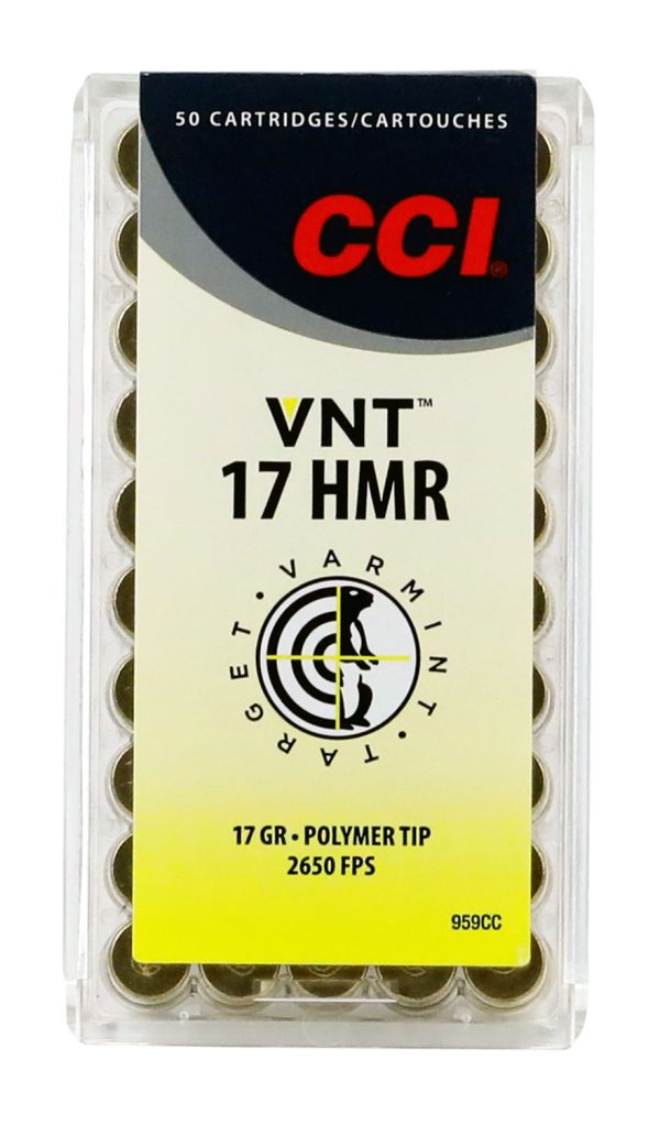 CCI 959CC   17HMR              17 VNT TIP    50/40