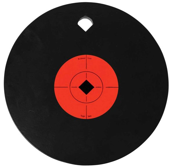 WOT 47603          8″  GONG 1 HOLE AR500 3/8″