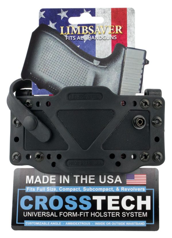 LIMB 12504 CROSS TECH HLSTR CLIP-ON-BLACK W/STRP