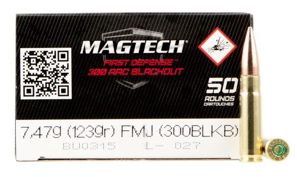 MAGTECH 300BLKB    300BO  123 FMJ            50/20