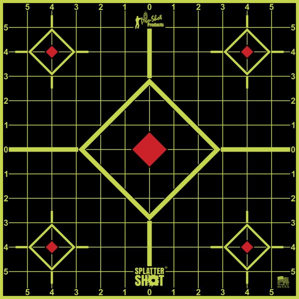 PROSHOT 12SI-GREEN-5PK   12″ SPLATTER SIGHTIN  TRG
