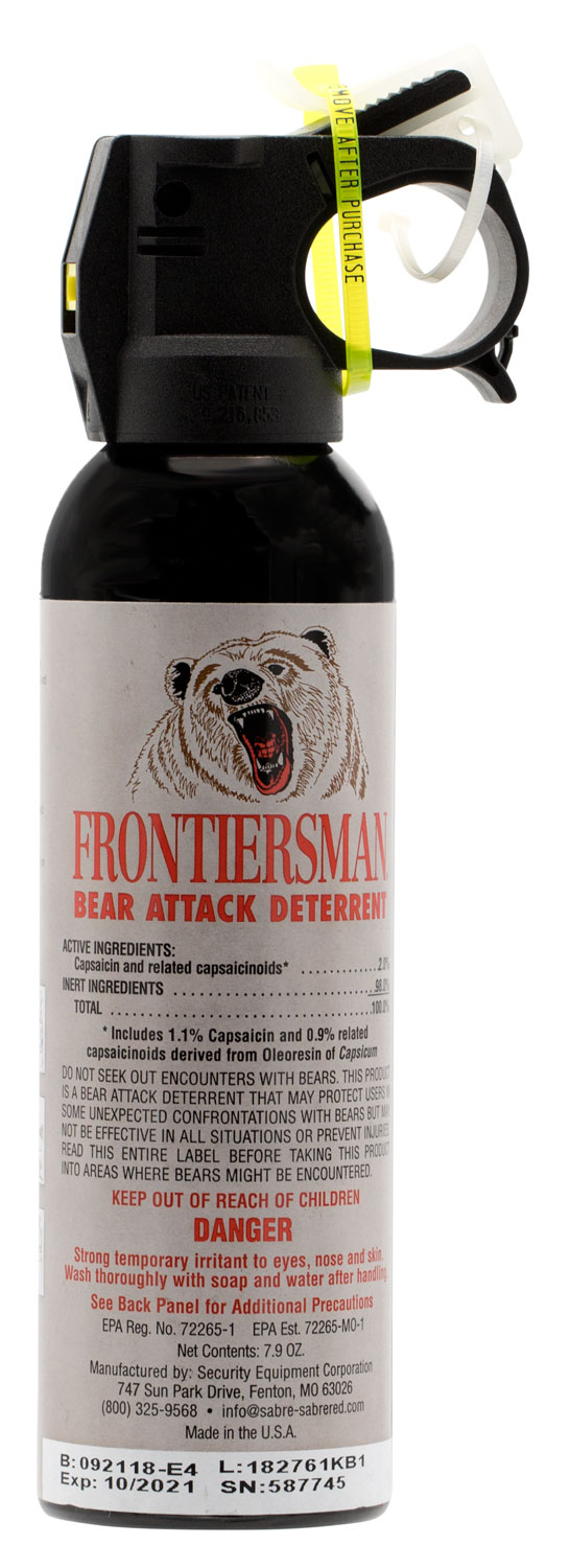 SEC FBAD03      FRONTIERSMAN 7.9OZ BEAR SPRAY