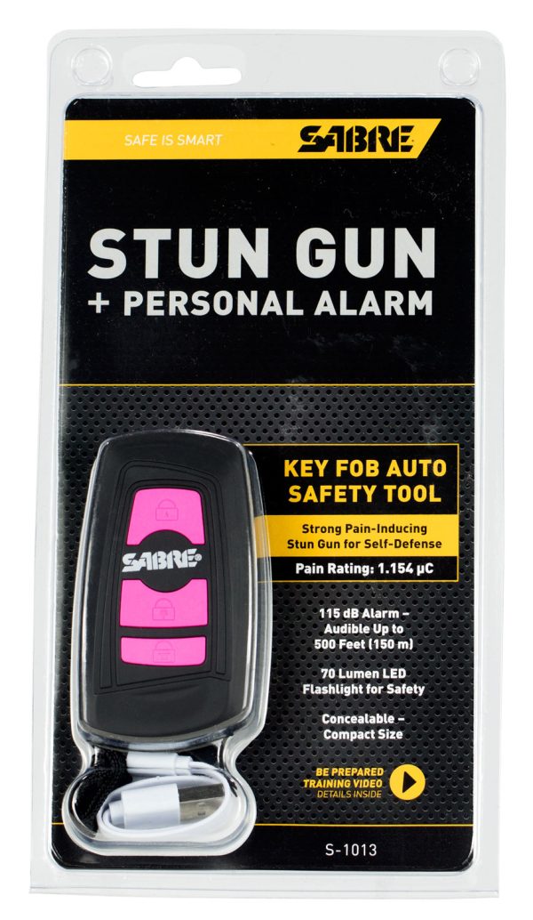 SEC S1013PK     KEY FOB STUN GUN PINK