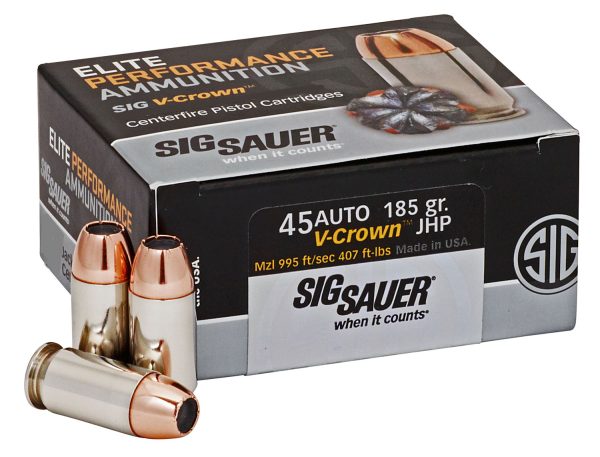 SIG E45AP0-50            VCRWN 45   185 JHP  50/10