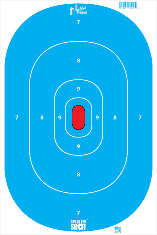 PROSHOT SILH-INTP-BLUE-8PK 12X18 SILHOUTT INSERT