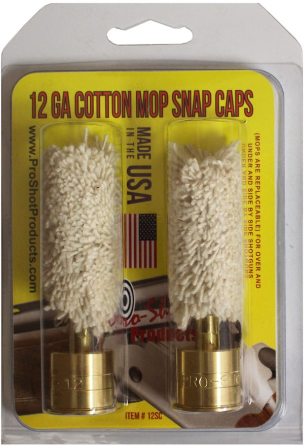 PROSHOT 12SC           12GA COTTON MOP SNAP CAPS