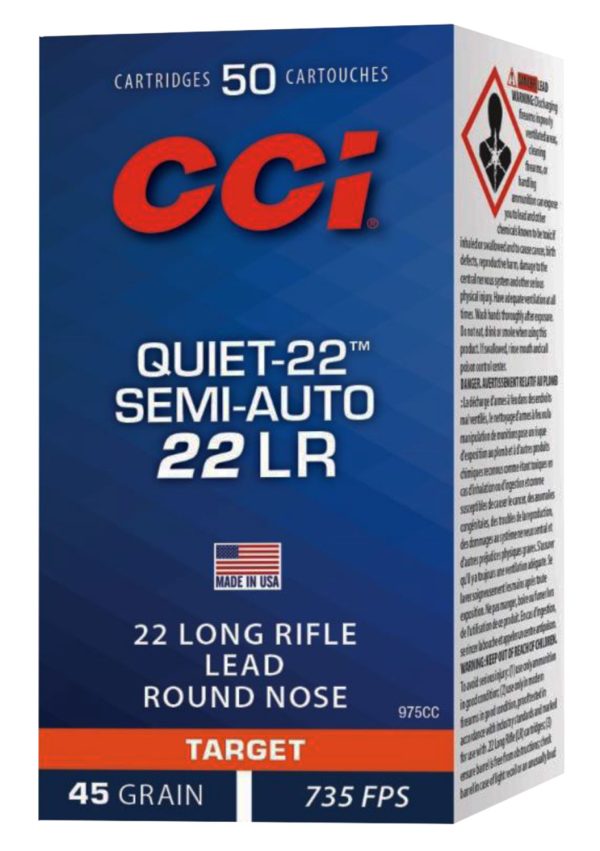 CCI 975CC 22LR       QUIET     40 SP        50/100