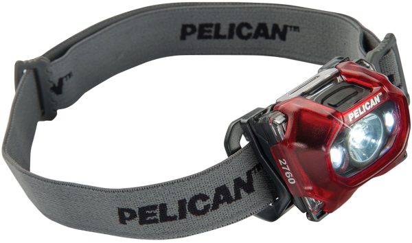 PELICAN 2760C  HEADLIGHT TRANS RED  G3