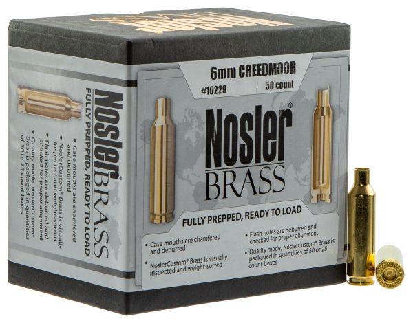 NOS 10229 CUSTOM BRASS 6MM CREEDMOOR 50