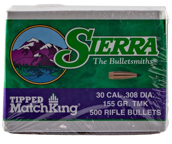 SIERRA 7755C .308 155 TIPPED MK            500