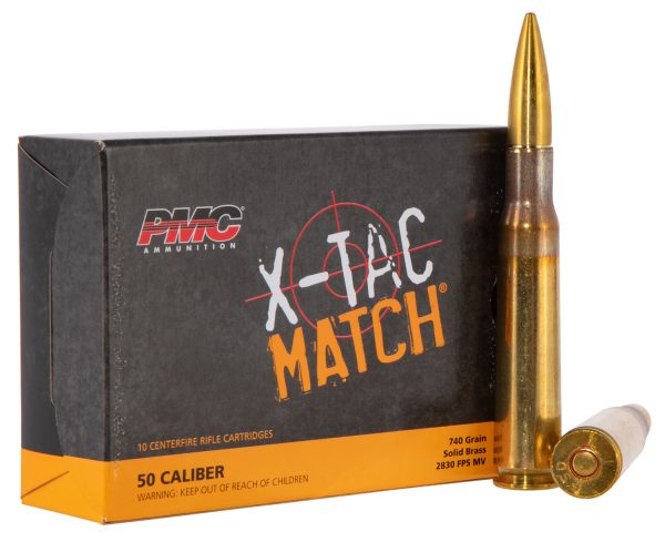 PMC 50XM     50 BMG  740 SOLID BRASS         10/20