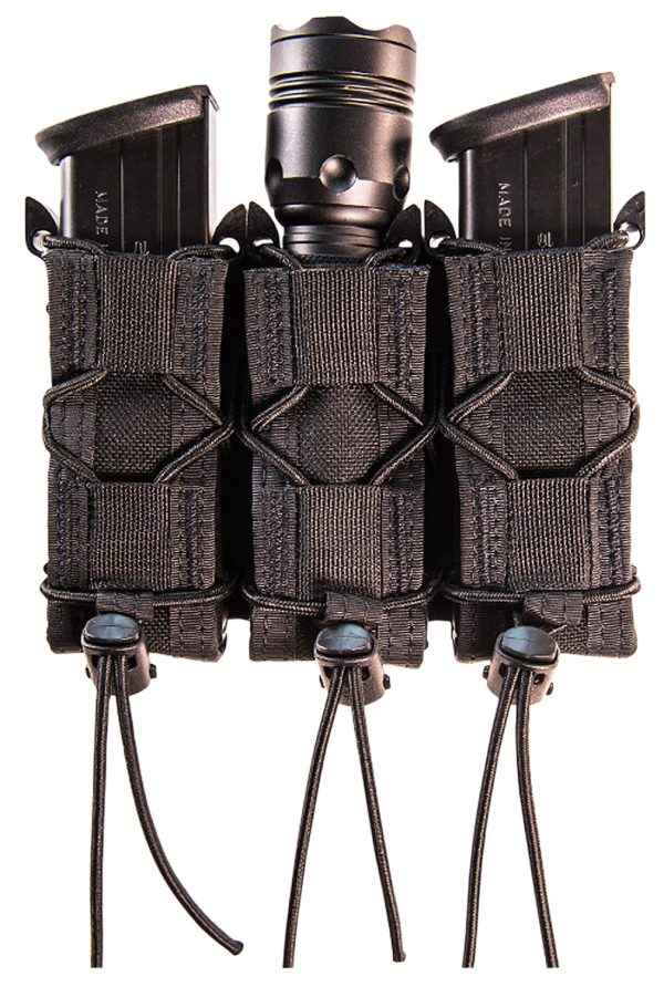 HSGI 11PT03BK TACO MOLLE PISTOL TRIPLE BLACK