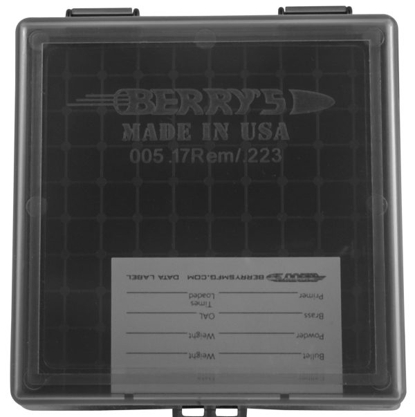 BERRYS 11664     005 AMMO BOX  223/556 100R SMK/BK