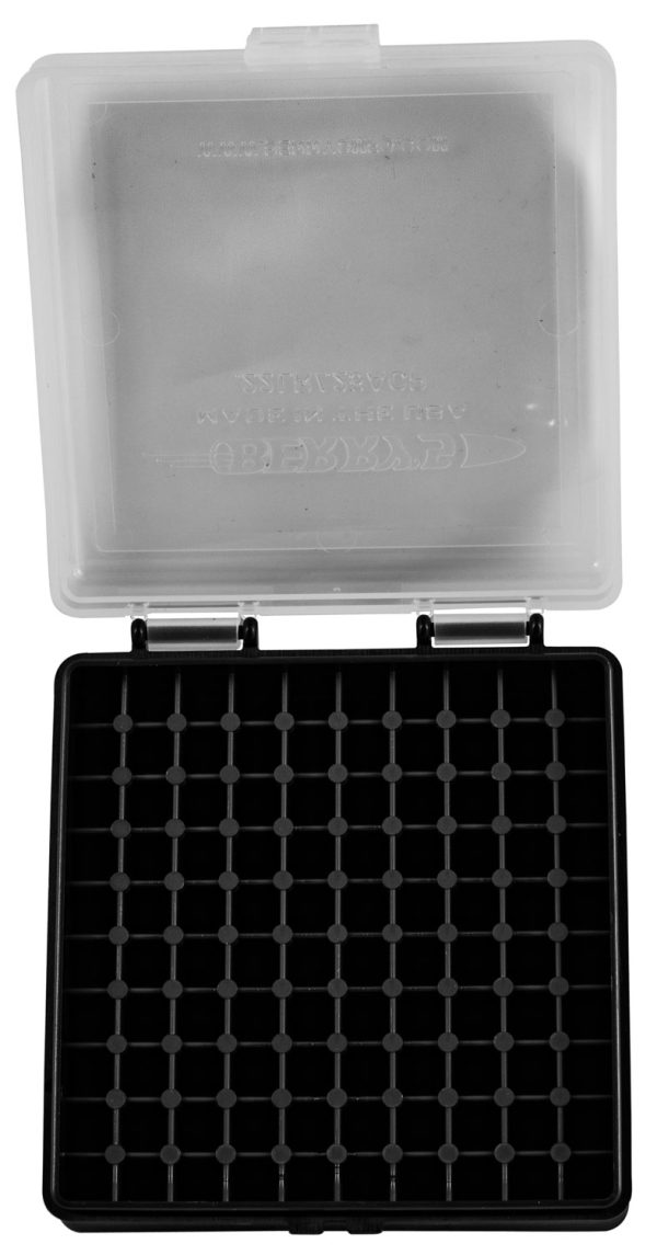 BERRYS 63600     22  AMMO BOX  .22LR   100R CLR/BK