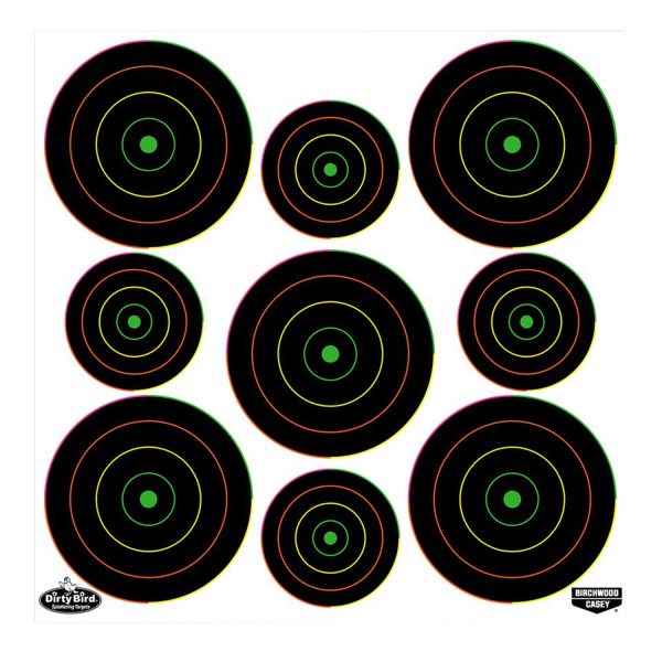 BIR 35828 DIRTYBRD 2&3″BLLYE MLTCLR 20PK