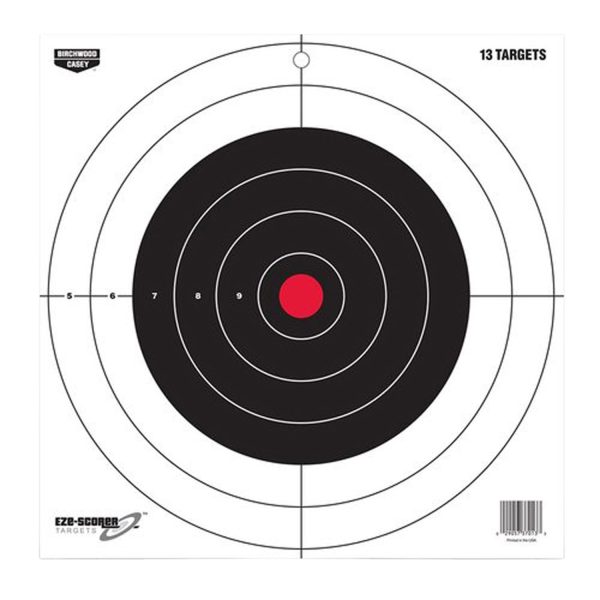 BIR 37013          EZESCORER 12″BLLSEYE PAPER 13PK