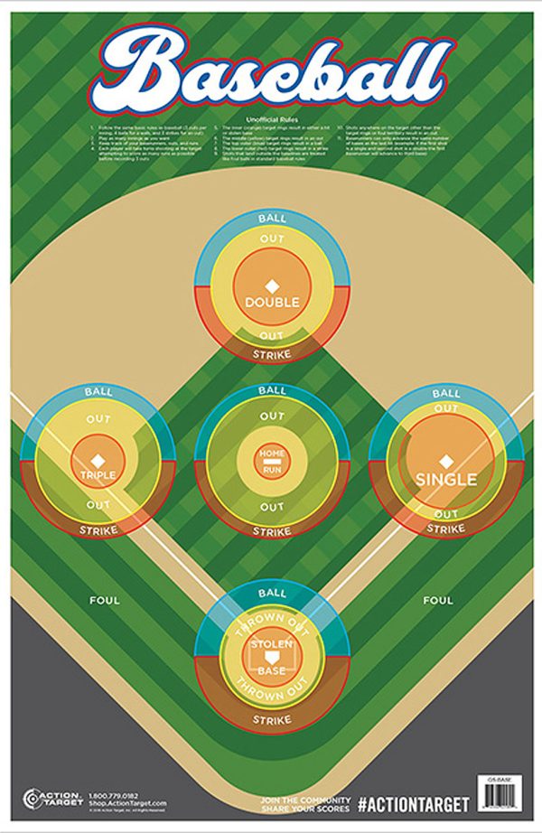ACTION GSBASE100 BASEBALL 100BX