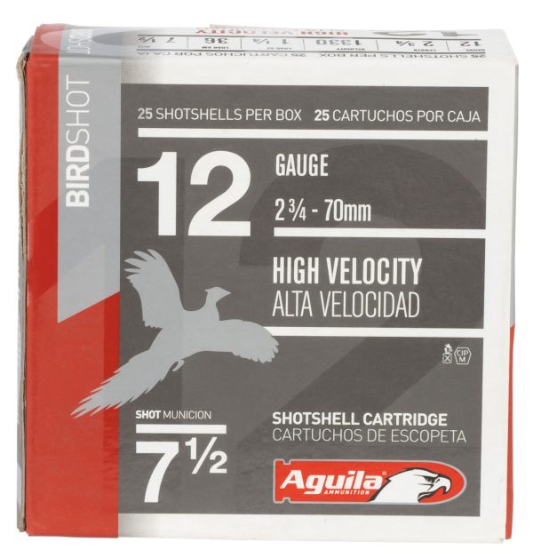 AGUILA 1CHB1207 GAME HV  12G 2.75 #7.5 1-1/4 25/10