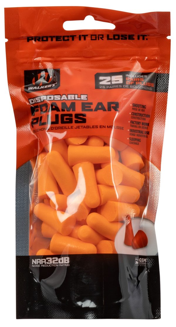 WLKR GWP-FP25BAG       FOAM EAR PLG 25PAIR NRR32DB