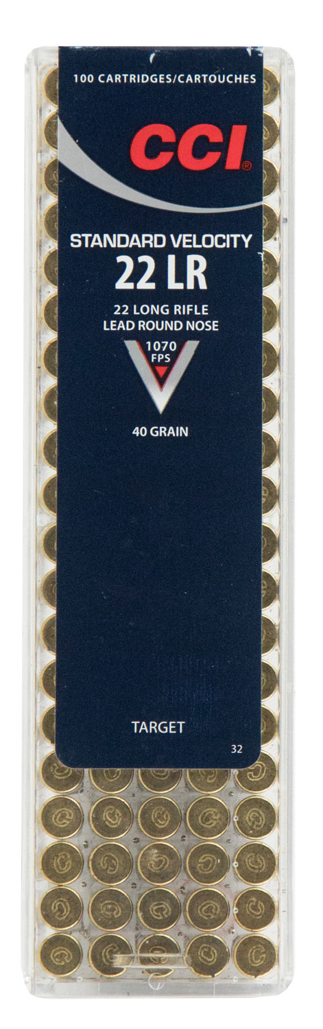CCI 0032  22LR       STD VEL   40 LRN       100/50
